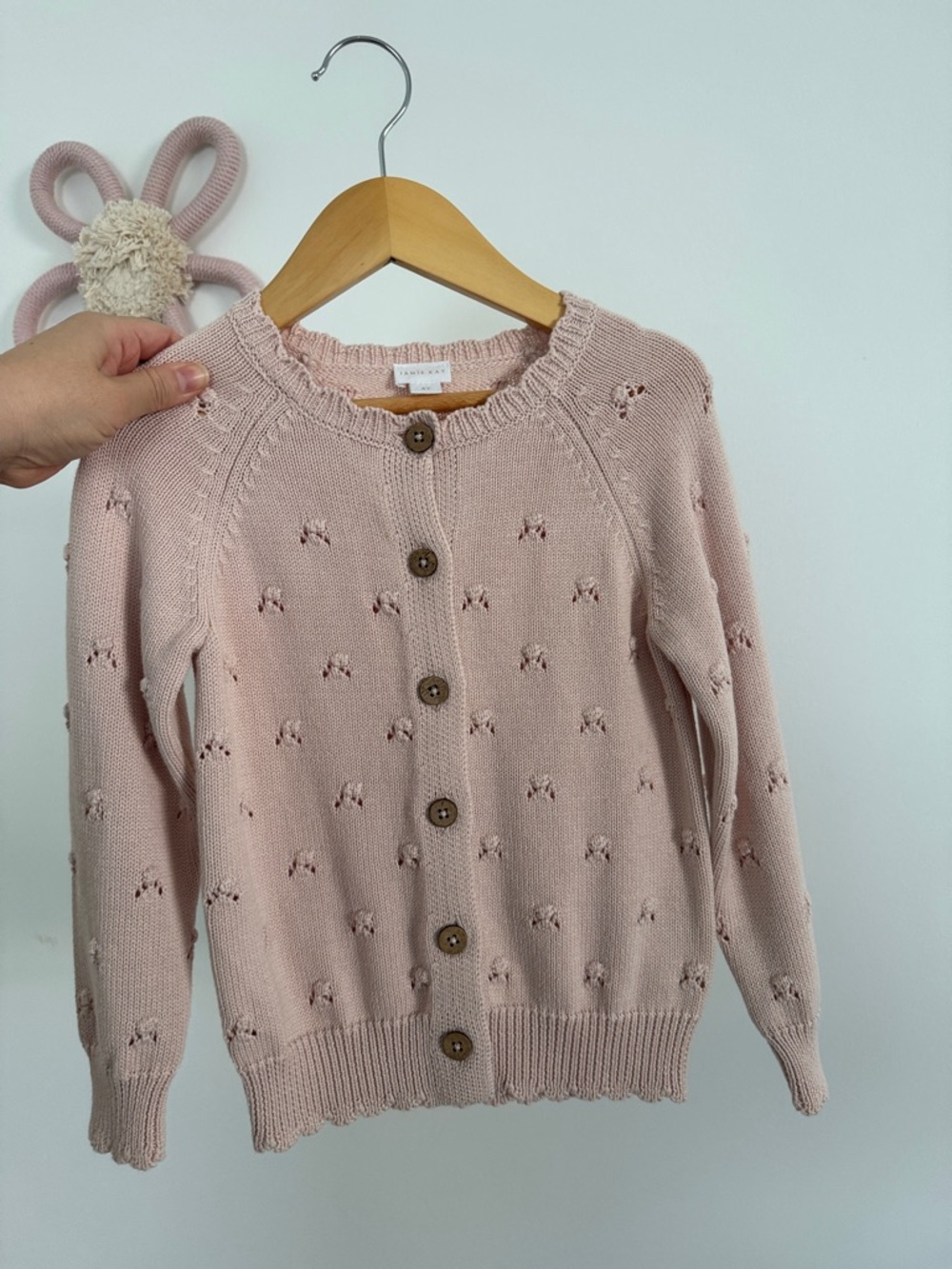 NWOT Jamie Kay Maggie Parisian Pink Cardigan